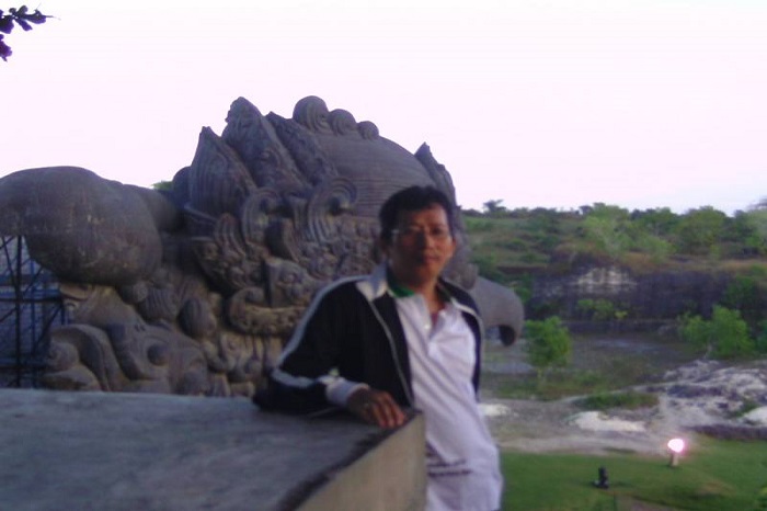 Di Kompleks Garuda Wisnu Kencana (GWK), Bali. (foto: ist/palontaraq)