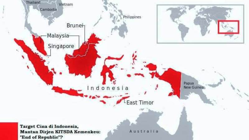 Peta Indonesia (foto: Politika Bogor)