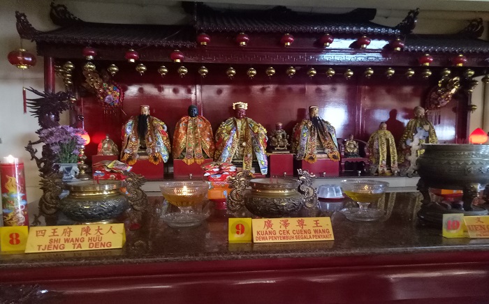 Patung dan Nama Dewa dalam Kepercayaan Tionghoa. (foto: mfaridwm/palontaraq)