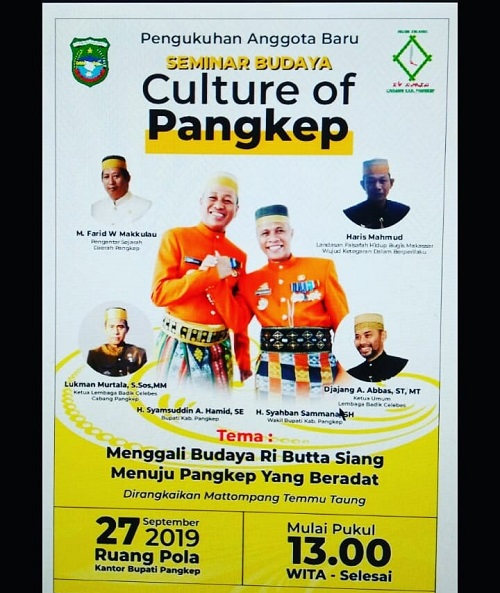 Seminar Budaya Pangkep. (foto: ist/palontaraq)