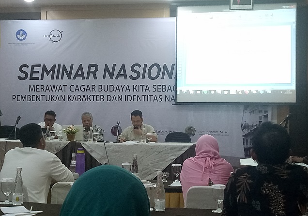 Seminar Nasional Cagar Budaya di Hotel Singgasana Makassar. (foto: mfaridwm/palontaraq)