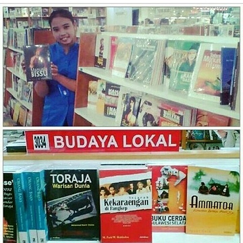 Dua Buku karya M. Farid W Makkulau di TB. Grahamedia, MTos, Makassar. (foto: ist/palontaraq)
