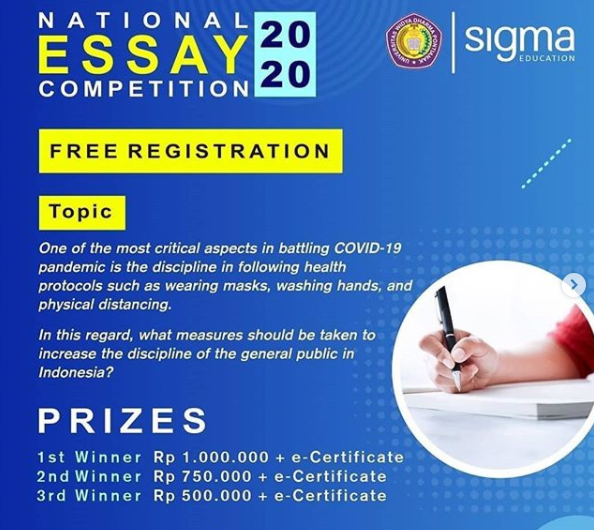 National Essay Competition WDU 2020.