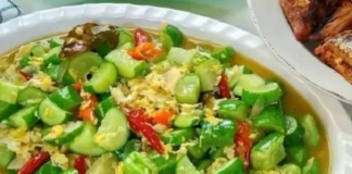 Kuliner: Tumis Timun Telur Tumis Timun Telur