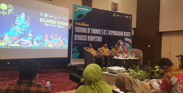 ToT dan Uji Kompetensi Kepemanduan Wisata Sulteng. (foto: ist/*)