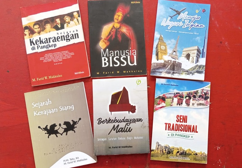 Beberapa karya buku M. Farid W Makkulau. (foto: ist/*)