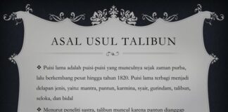 Mengenal Talibun sebagai Puisi Lama dalam Khazanah Sastra Klasik Indonesia Talibun. (sumber gambar: ist/*)